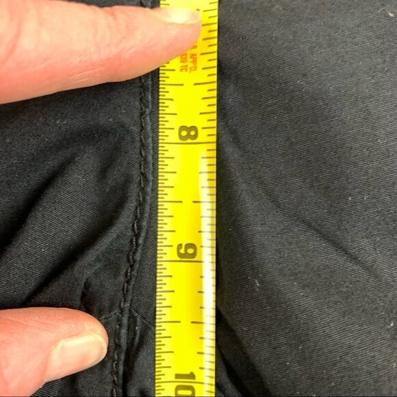 CHICO'S Black Long Bermuda Shorts - Picture 7 of 11